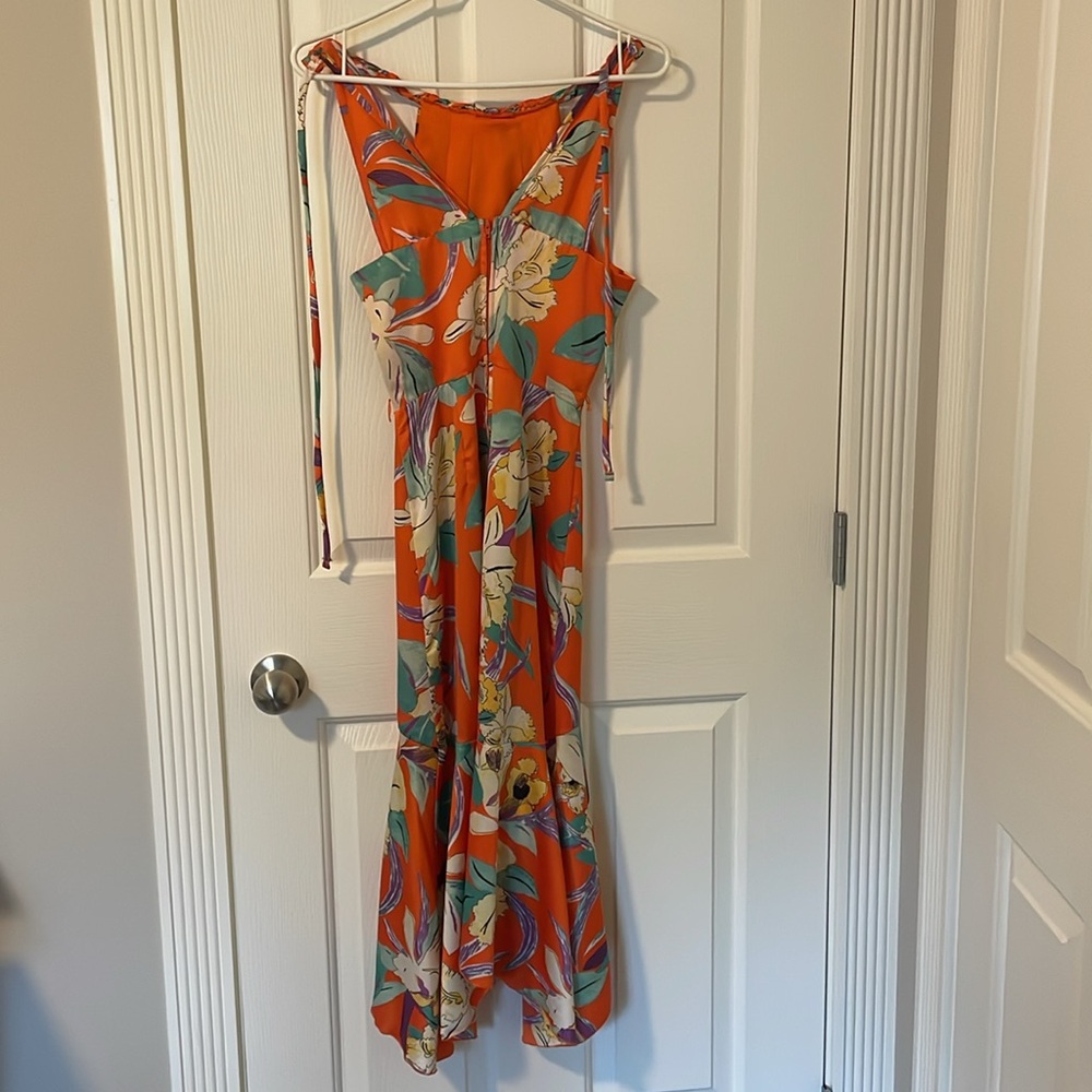 2 for $30
Floral Orange Maxi dress
Worn once to a wedding. - Picture 2 of 2